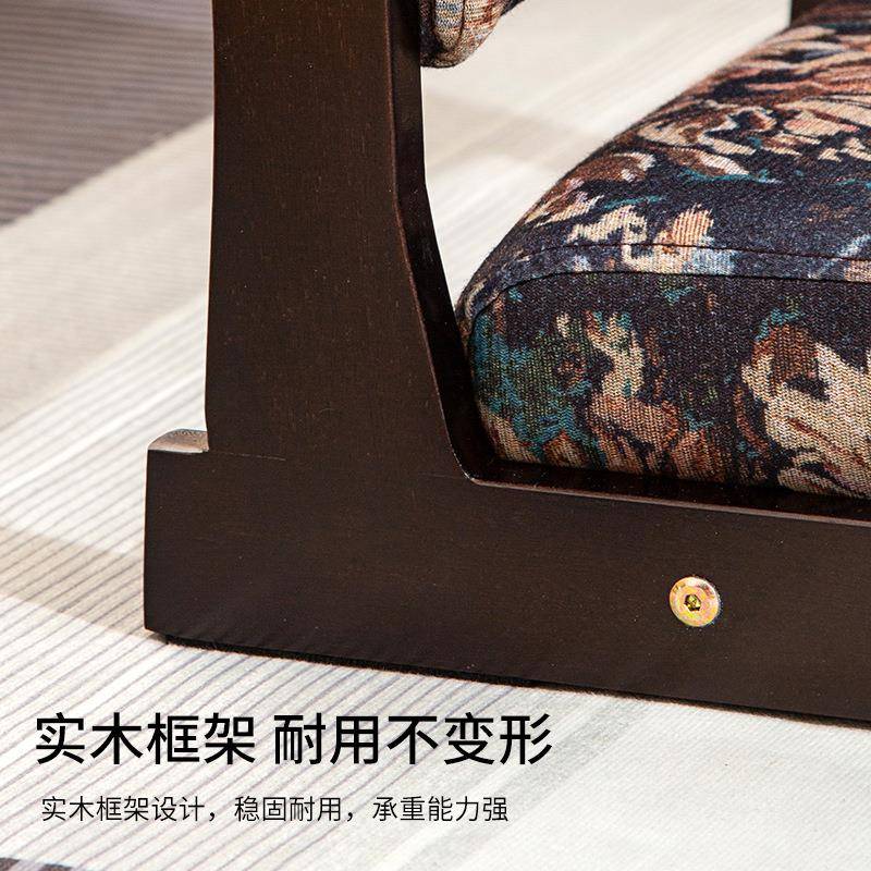 懒人坐垫地床无品牌/上单人榻榻米日式折椅地子面一体坐式叠儿童