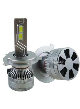 汽车灯ed大灯超亮H71远近光9005强光H4远H近一体L前YIR照明灯泡