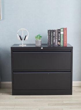 厚办XTH公室挂柜a劳4fc钢加制文件公办置物柜卡箱三斗四斗档案抽