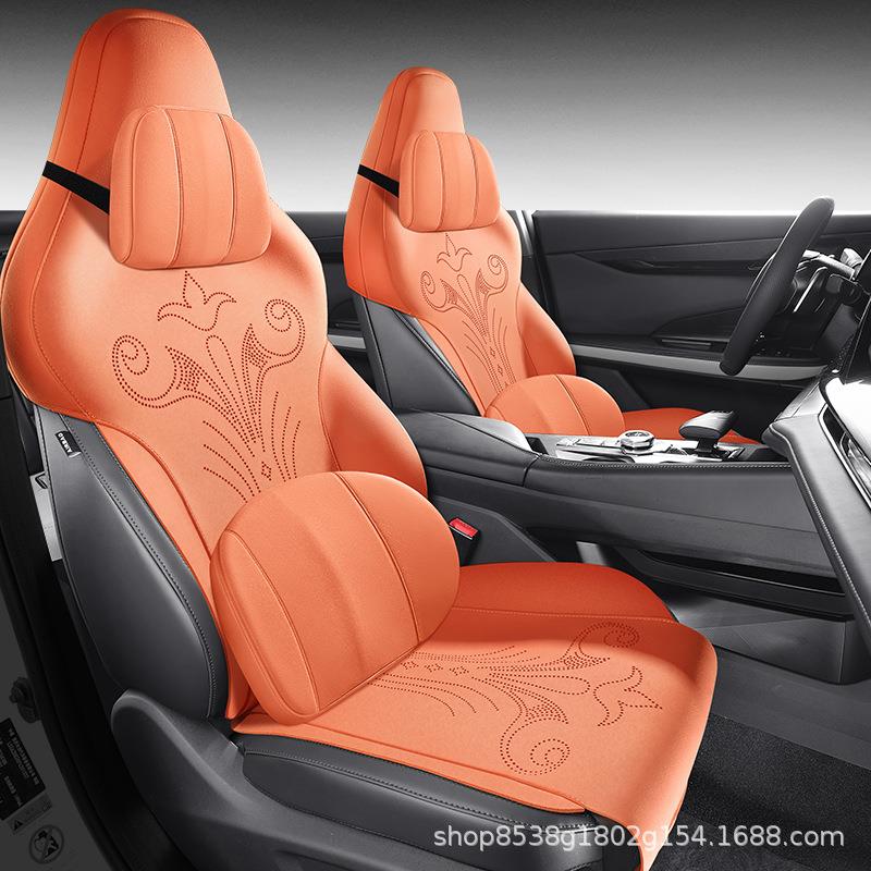 无品牌/32款长安UNI-V款专用汽车垫座套u坐niv翻毛皮通风座椅套四