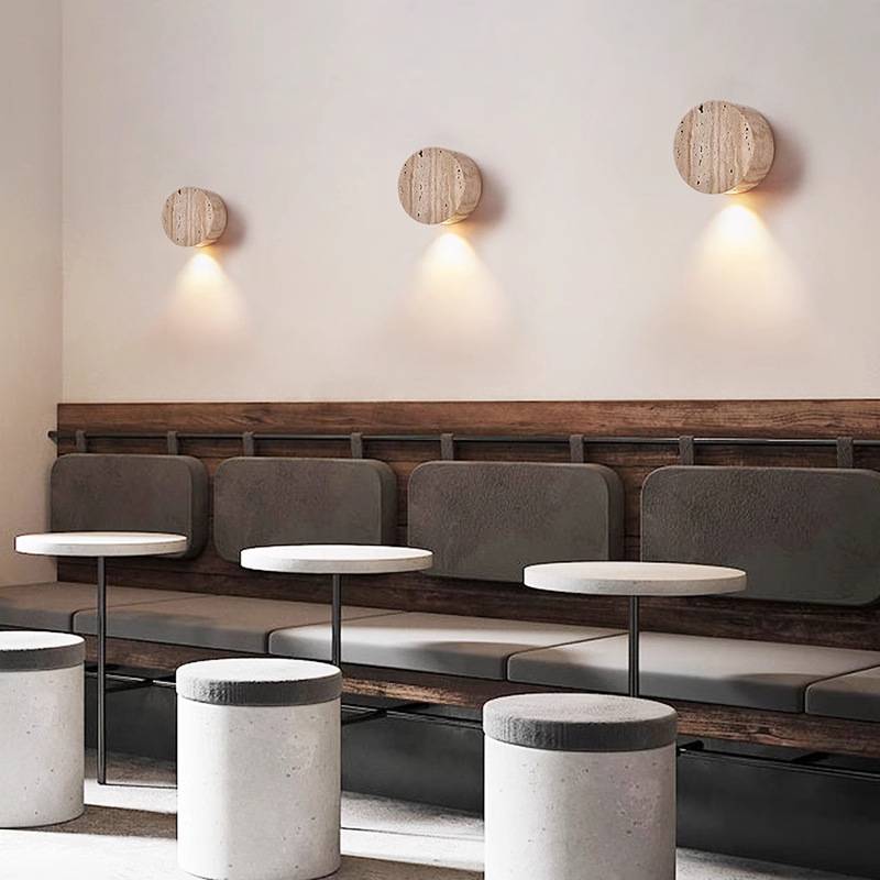 中古风卧室床头壁灯诧寂小型墙壁照画灯过道洗墙氛围装饰壁画照明