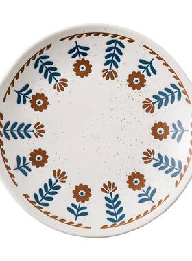 整箱价直销网红小花家用餐具米厂饭AL-66035碗深菜盘翠套装大汤面