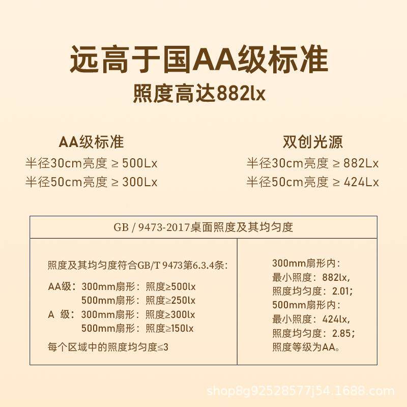 LE7532D宿舍灯学生床书柜学酷头毙灯长条长学习护眼台灯条灯习灯