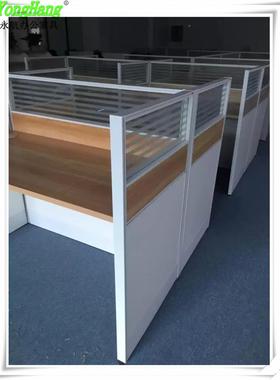 龙华生产18496铁现代屏办公屏架风卡组合职员位办公卡座深圳办公