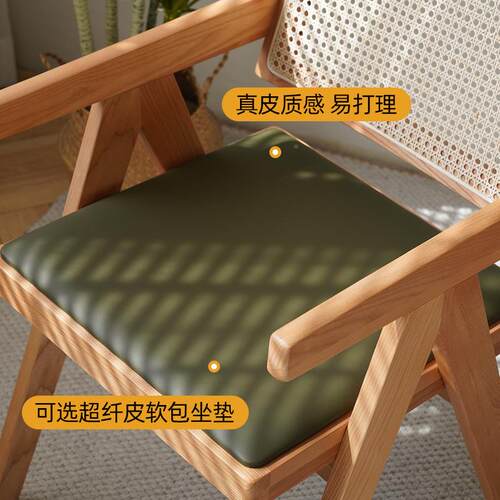 中复古风编木餐27491椅梳子书桌家用具靠背法式化实妆凳樱桃色设