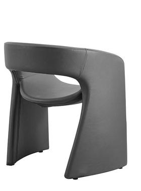 休椅代子皮现简约书房闲客厅椅沙发58315椅单人电脑设计师极简椅