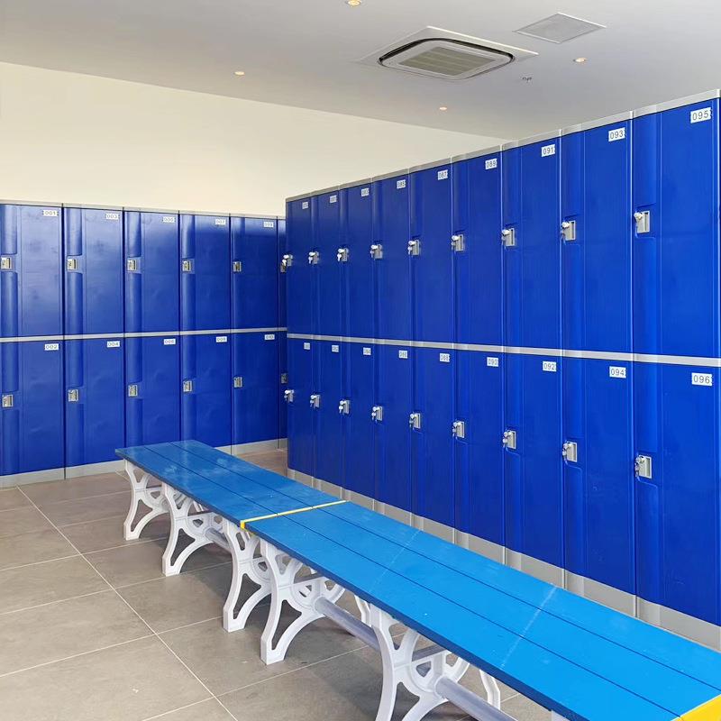 ab储塑料智能储s物柜防潮员工宿舍更衣柜健RKO身房存柜物品存放柜