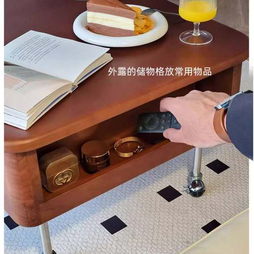 代风古升降茶几木40588客桌厅小桌子家用多功能现小户型