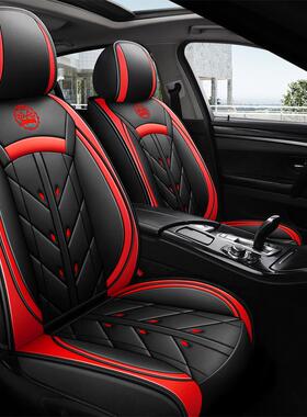 18801冬季汽车坐垫座全套包围椅四季通用款新皮革坐套亚麻皮革座