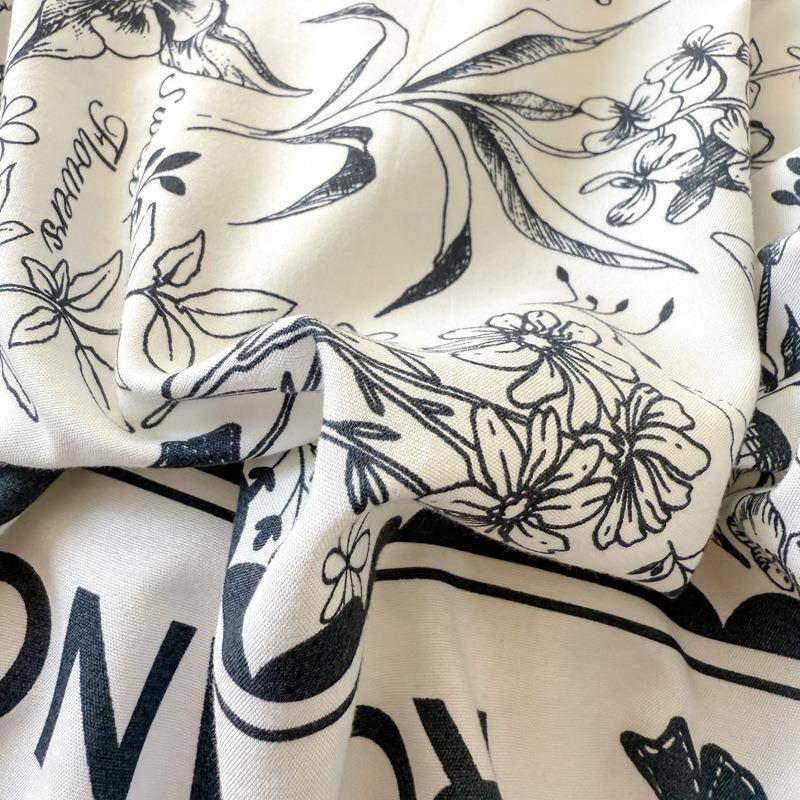 新款法赫家本风水洗云朵棉四套用花边三件DFZ式套床品套件件柔软