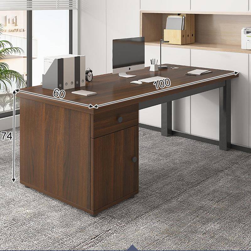 简约现办公室职代电脑桌办公办桌员工位多格员储物抽屉公桌btbfHW