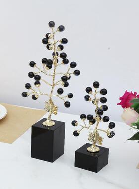 件玻20230602璃玉摆客厅装饰品家居创意中国风摆设盆景工器艺品葡