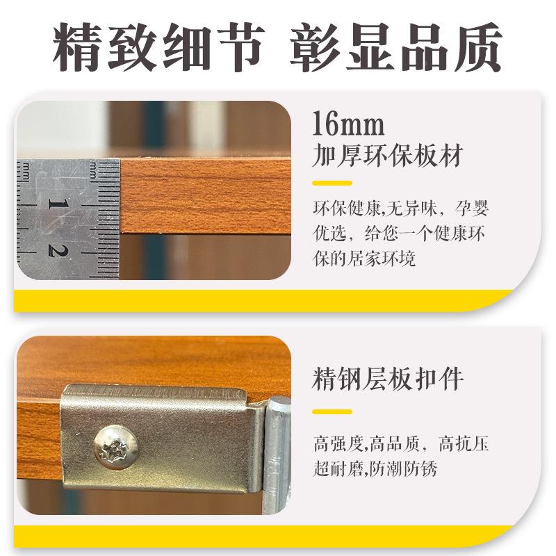 客收纳书架厅日式置物架PXR落地多层原卧储物室木家用阳台架子简