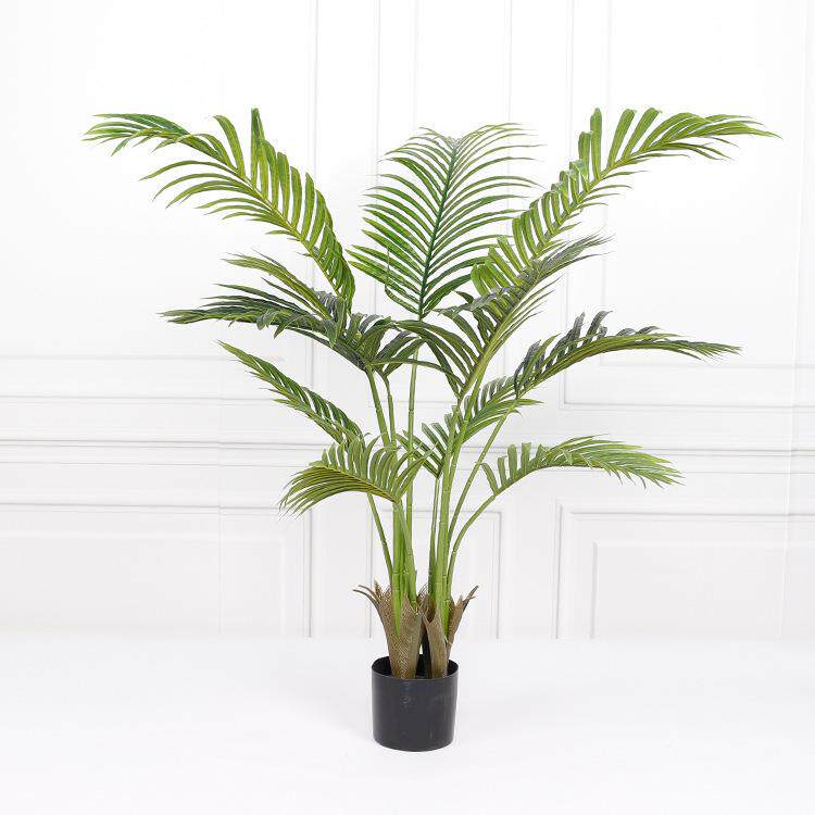 仿真葵树多散尾天葵绿植盆栽MR2113家居装饰竺散尾葵树杆假凤尾葵