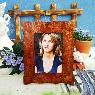 摆台摆桌立装饰创意形相7寸心像框相桌GVZ架镜框饰框品