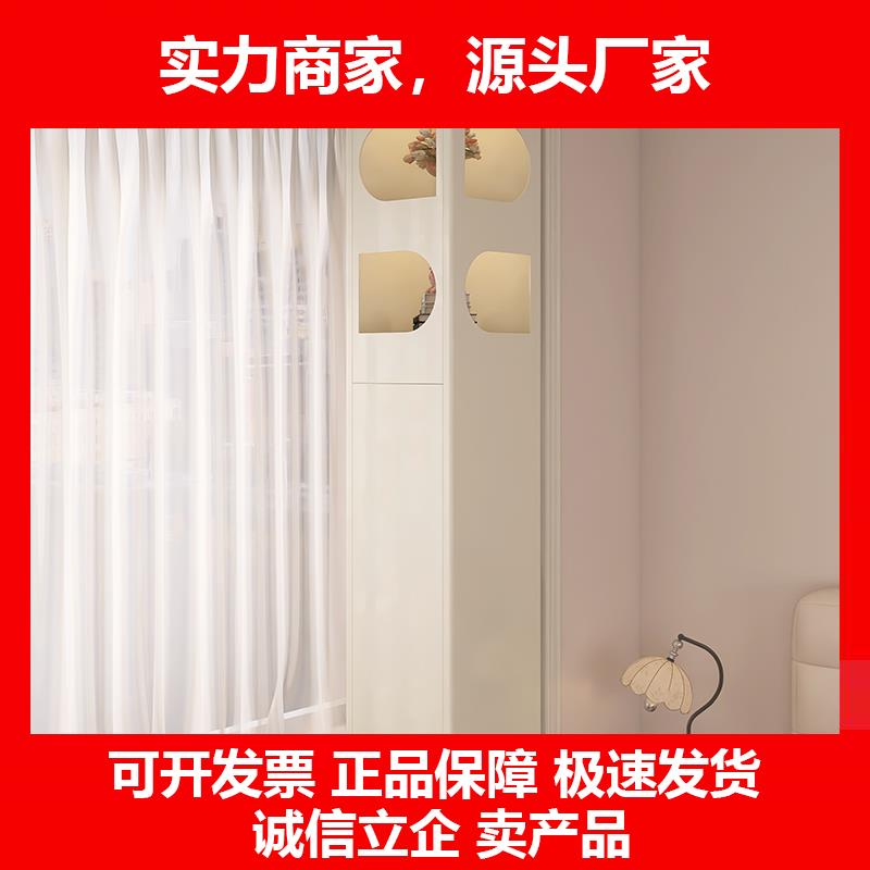 新款新型飘窗柜收纳柜卧室靠墙钢制防晒储物创意杂物柜家用落地高