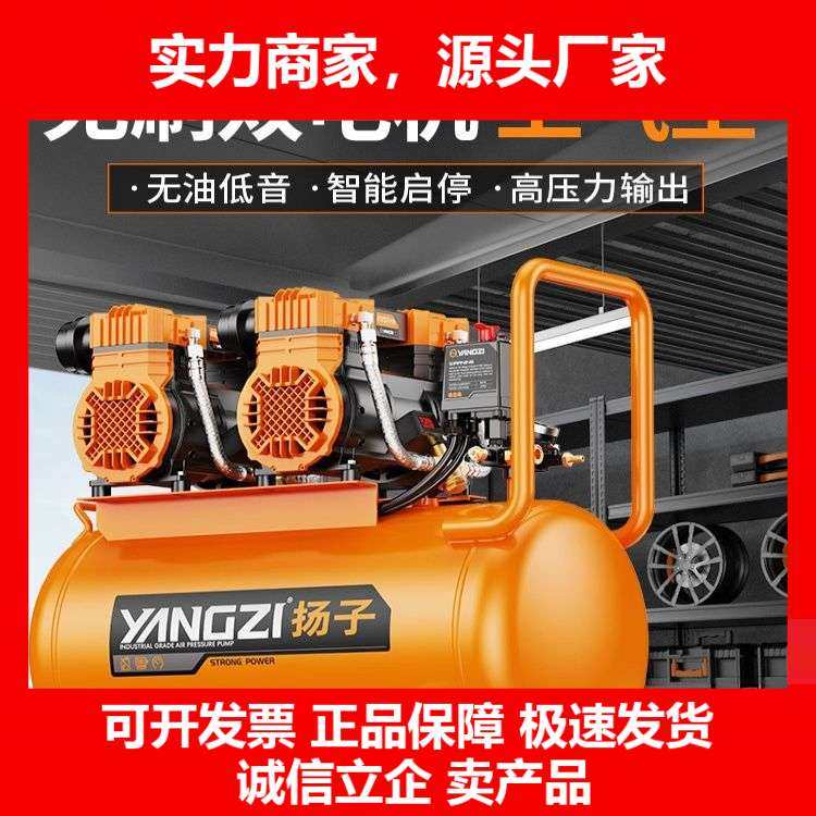 德国十大品牌空压机静音无油气泵小型220v工业级空气压缩机便携木