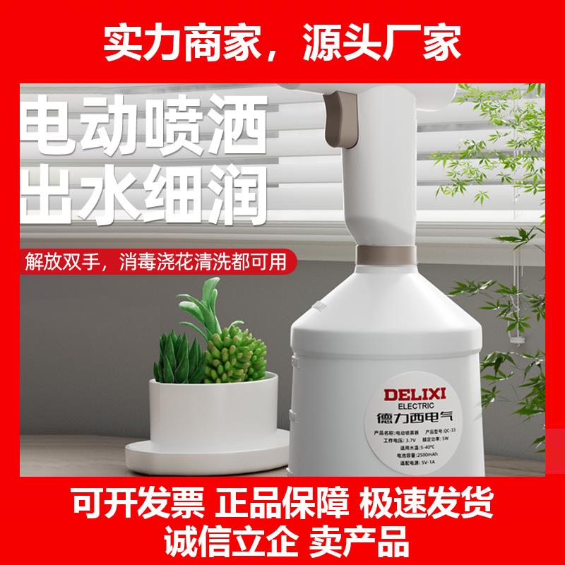 新款电气电动喷壶高压充电式喷水壶家用小型喷雾器浇花消毒专用