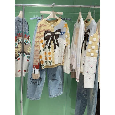 26春 原版对比  复刻定制  蝴蝶结开衫【NO退NO换】10002   209