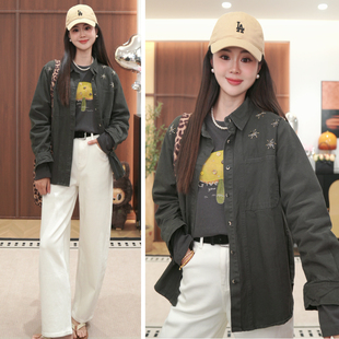 26春款  重工订珠 棉质波普风牛仔外套 【NO退NO换】20597  306