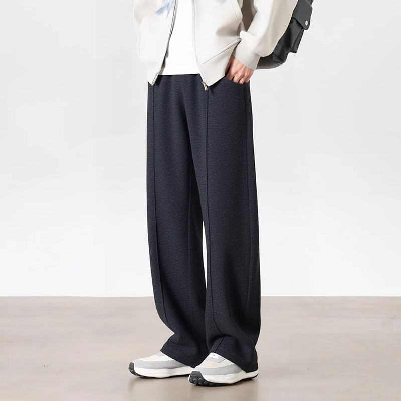 男装  加厚韩式  后松紧   显瘦保暖羊毛呢长裤1311 【NO退NO换】