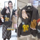 入柜无压 奇幻精灵 立体贴布刺绣棉服外套 NO退换 00436