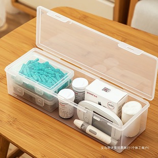 血糖仪收纳盒便携血糖血压药物药品药盒家用胰岛素笔测试仪器盒子