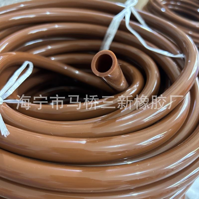 硅胶管 耐高温 咖啡色食品级硅胶彩色硅胶软管