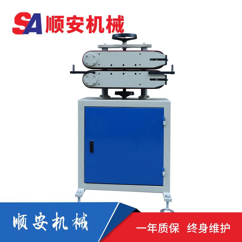 辅机皮带牵引机0.6米塑料管材牵引机双工位履带牵引机