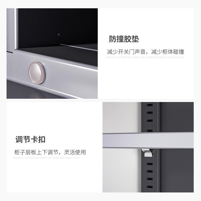 文件柜皮钢制办公档案资料存柜放铁柜器械收纳柜书柜ZY-WJG色木黄