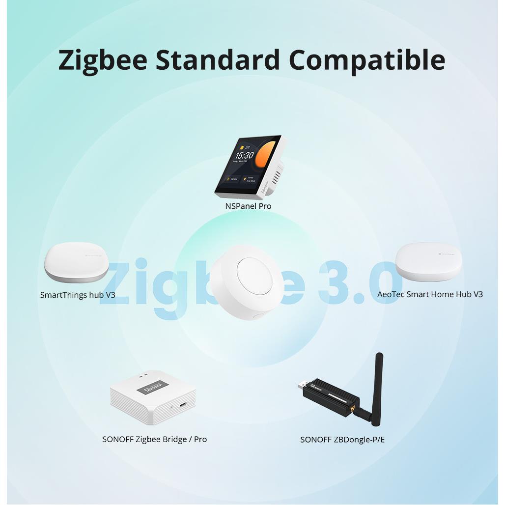 SOZNDONFFSNZB-PZigee无线b按键开关易微联智能家居支持IFTTT