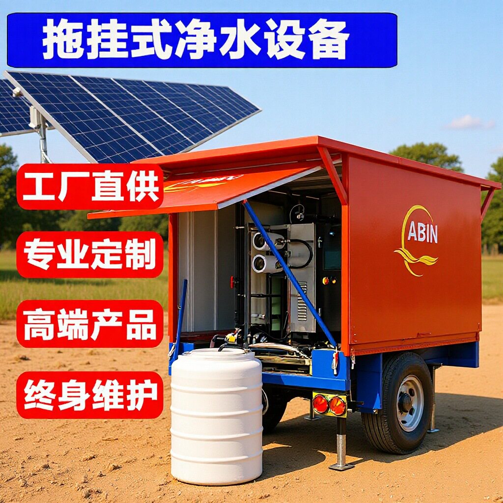 豪华太阳能车载全自动海水淡化