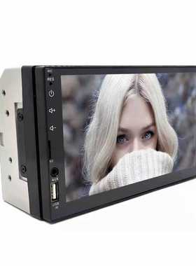 7寸汽车多媒体CarPlay中控通用收音机双锭2din蓝牙车载MP5播放器