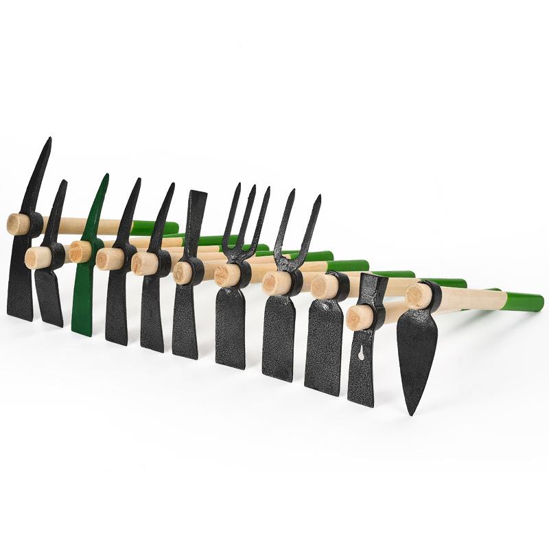 小锄头园林外农具两用户园家用挖锄笋挖草种菜短木柄艺工具