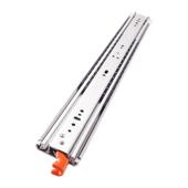 76宽加厚承重导轨工业级带锁房车工具柜抽屉轨道三节加长重型滑轨