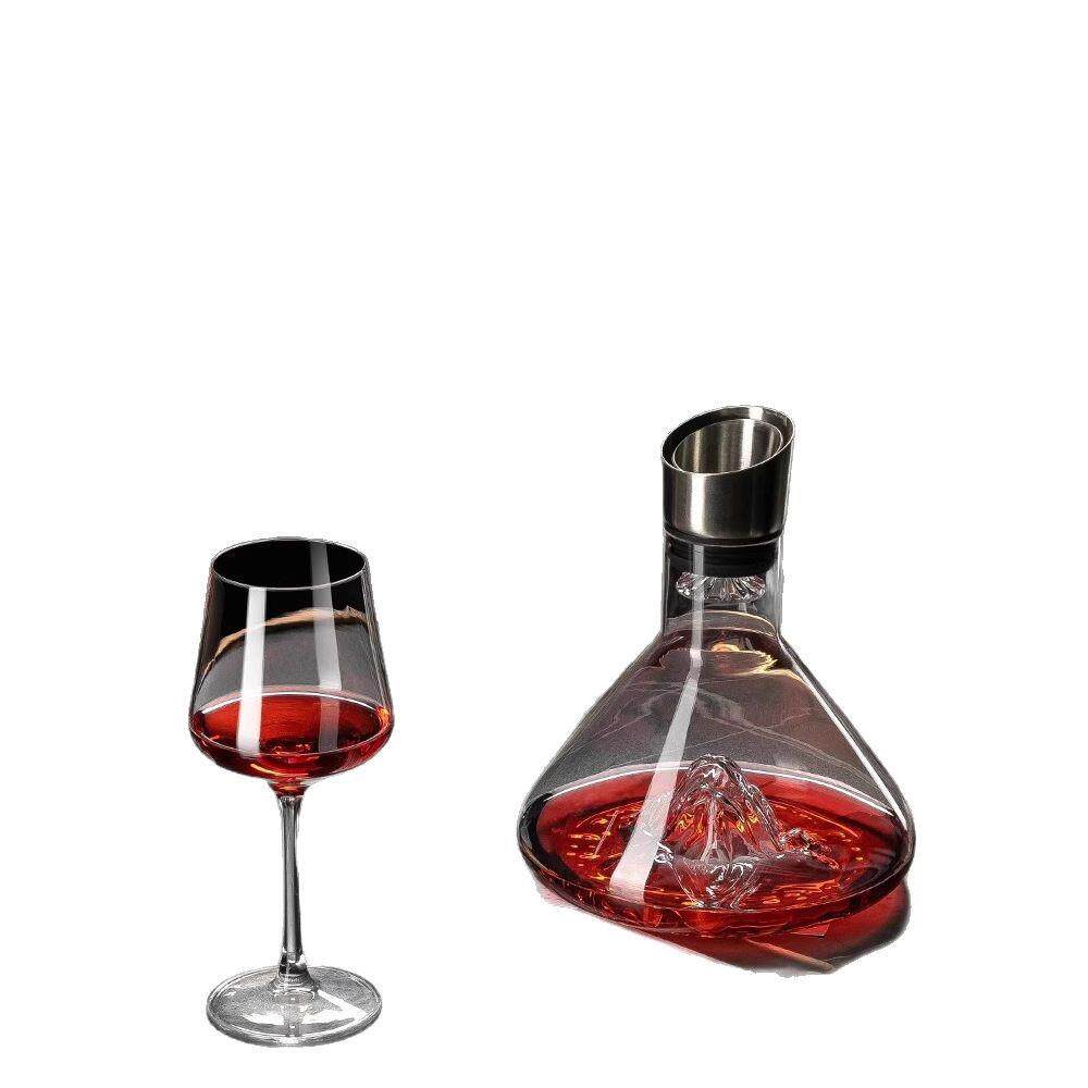 红酒杯水晶轻奢高档高级感家用高端新款醒酒器套装欧式葡萄酒高脚