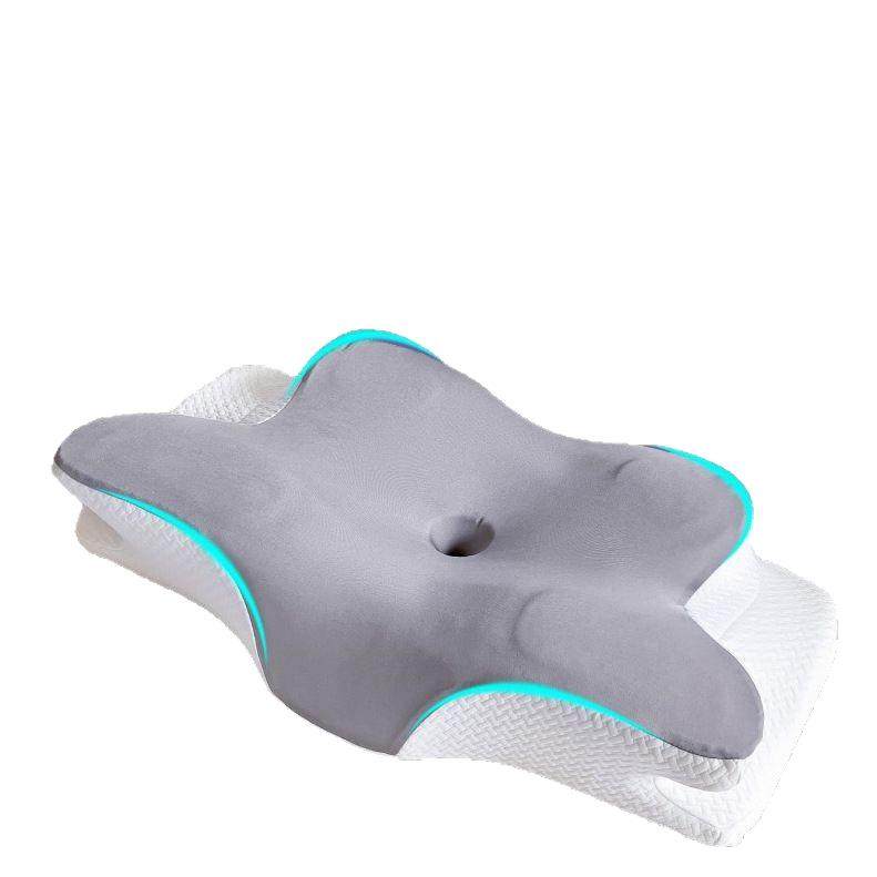 颈部支撑枕椎的变直专用蝶形重力指压枕头睡觉按摩富贵包按摩枕,床上用品,功能枕/保健枕/养生枕,淘宝优惠券,粉丝福利购,淘宝优惠卷