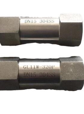 GL11W-320P高压直通式丝扣过滤器内螺纹高压气体过滤器304/316L