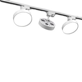 轨道灯筒灯店铺商用可调角度服装 店散光轨道筒灯直播间补光灯