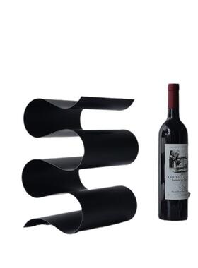 红酒架摆件轻奢高档简约现代客厅酒瓶展示架子家用大气酒柜装饰品