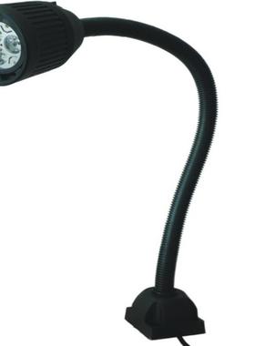 机床长臂工作灯防油防水LED黑色鹅颈24V220V磁铁工业设备照明台灯