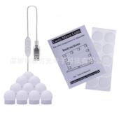 化妆镜前灯旋转收线led镜子灯三色化妆灯泡10灯好莱坞镜面灯