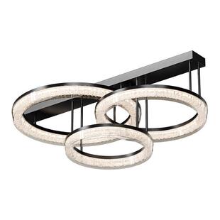 意式极简客厅主灯现代简约大气高级感设计师款圆环轻奢卧室吸顶灯