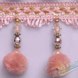 绍兴窗帘配件花边窗帘花边珠子高档欧式新款杨梅绒球