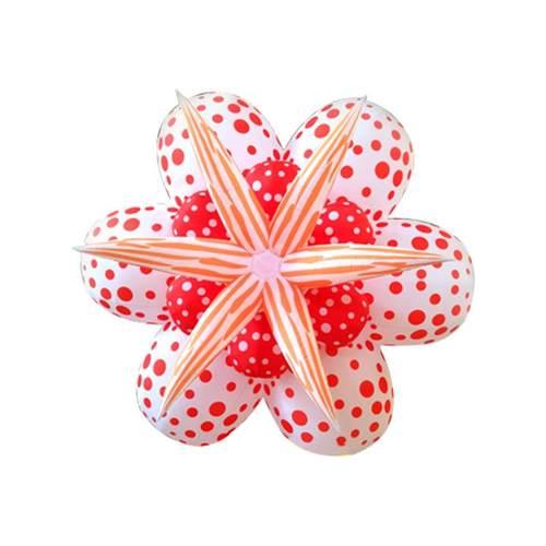 充气花朵气模大型发光爬墙仿真花瓣模型PVC闭气植物花卉美陈广告