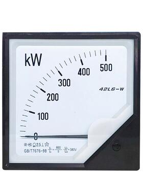 42L6-KW指针式三相有功功率表380V200KW400KW500KW1MW大功率