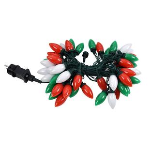 C9八功能彩光装饰氛围灯串七彩夜市灯串庭院亮化灯家居点缀灯