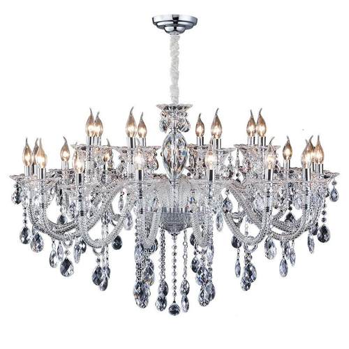 2024新款轻奢欧式客厅水晶吊灯高端大气餐厅卧室灯法式别墅大厅灯