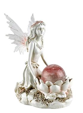 花仙子精灵抱球太阳能小摆件户外花园树脂工艺家居装饰品摆件