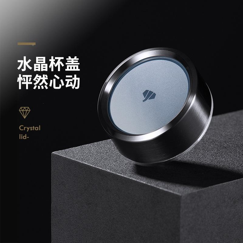 万商V147L象双杯层玻璃杯男士茶办公室务隔热水杯大容量高档车杯